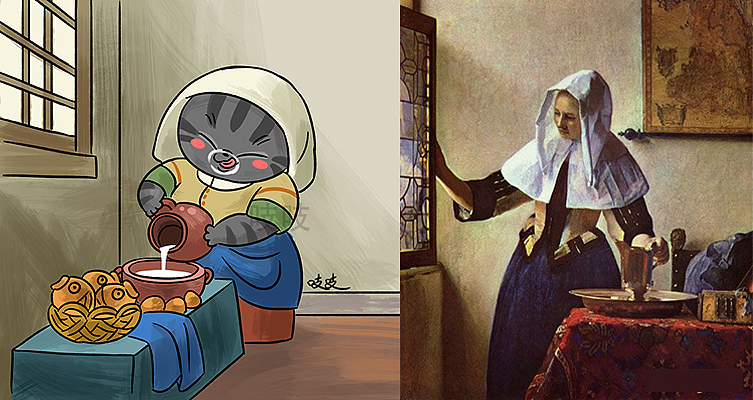 猫界名画整理合集（图ZODEzMjE5MzY=） - 创作习作 - 站酷设计师zhizhi吱吱原创素材 - 站酷ZCOOL