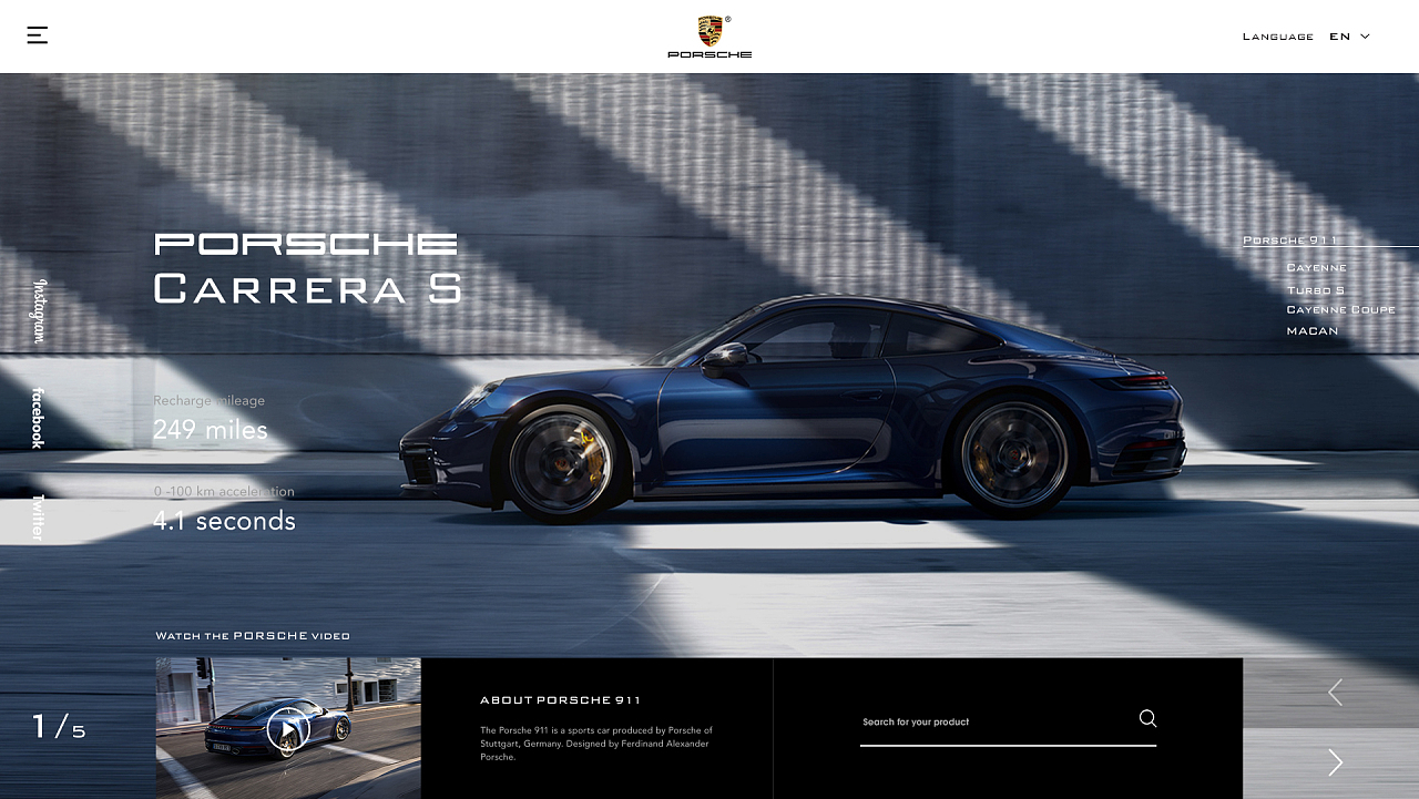 Audi and Porsche web exercises
