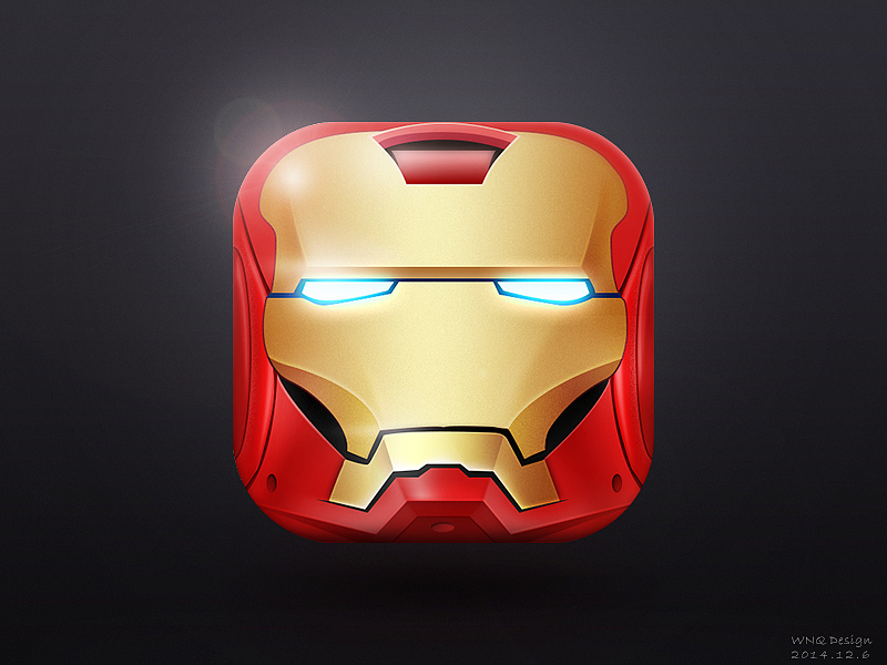 钢铁侠icon|UI|Icon|大冬瓜nb_Original作品-站酷ZCOOL