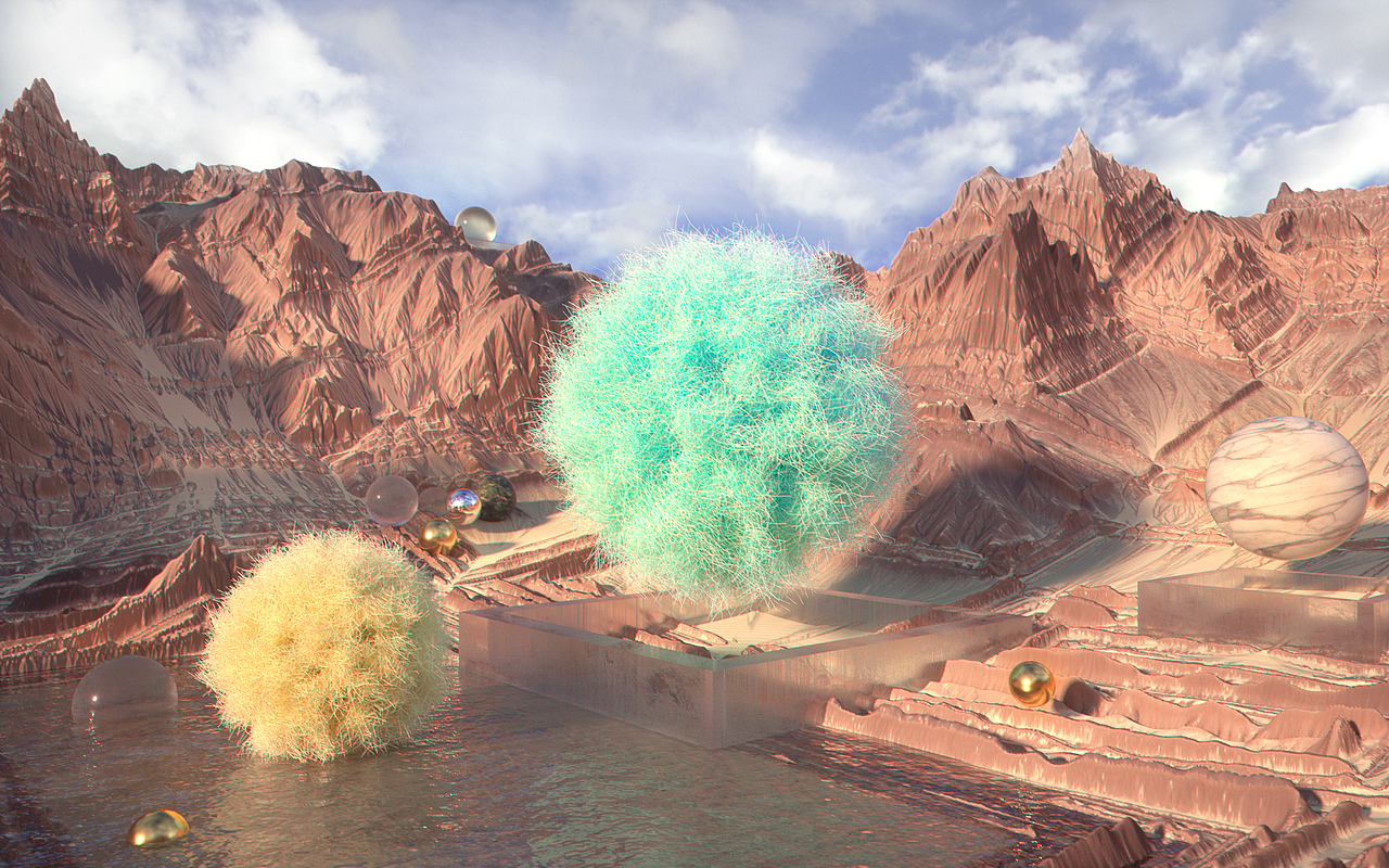 cinema 4d octane render-May，2018（图ZMTE2ODYyMzgw） - 其他三维 - 站酷设计师Duckman鸭头君原创素材 - 站酷ZCOOL
