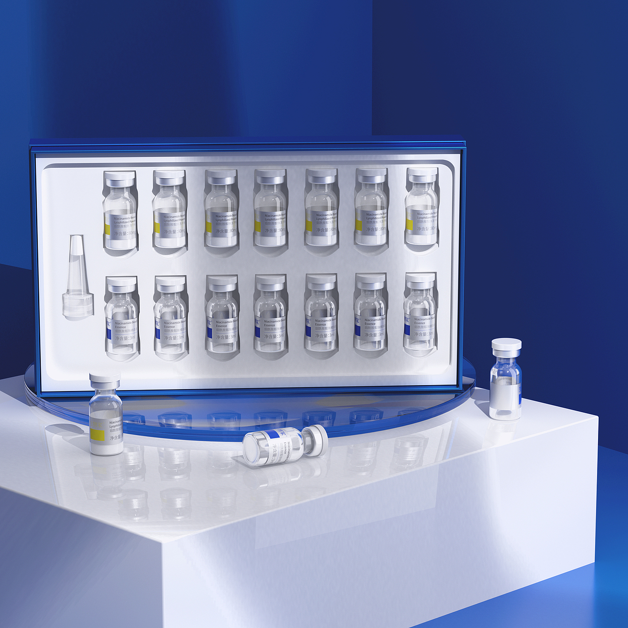 美妆产品建模渲染