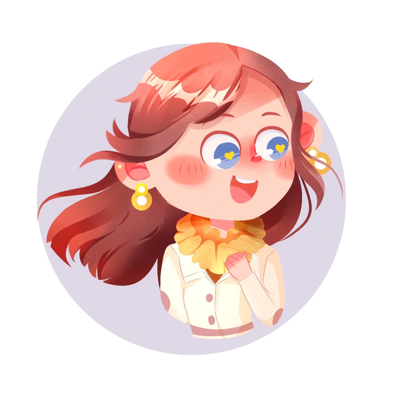 #儿童插画 近期商业头像小色稿总结