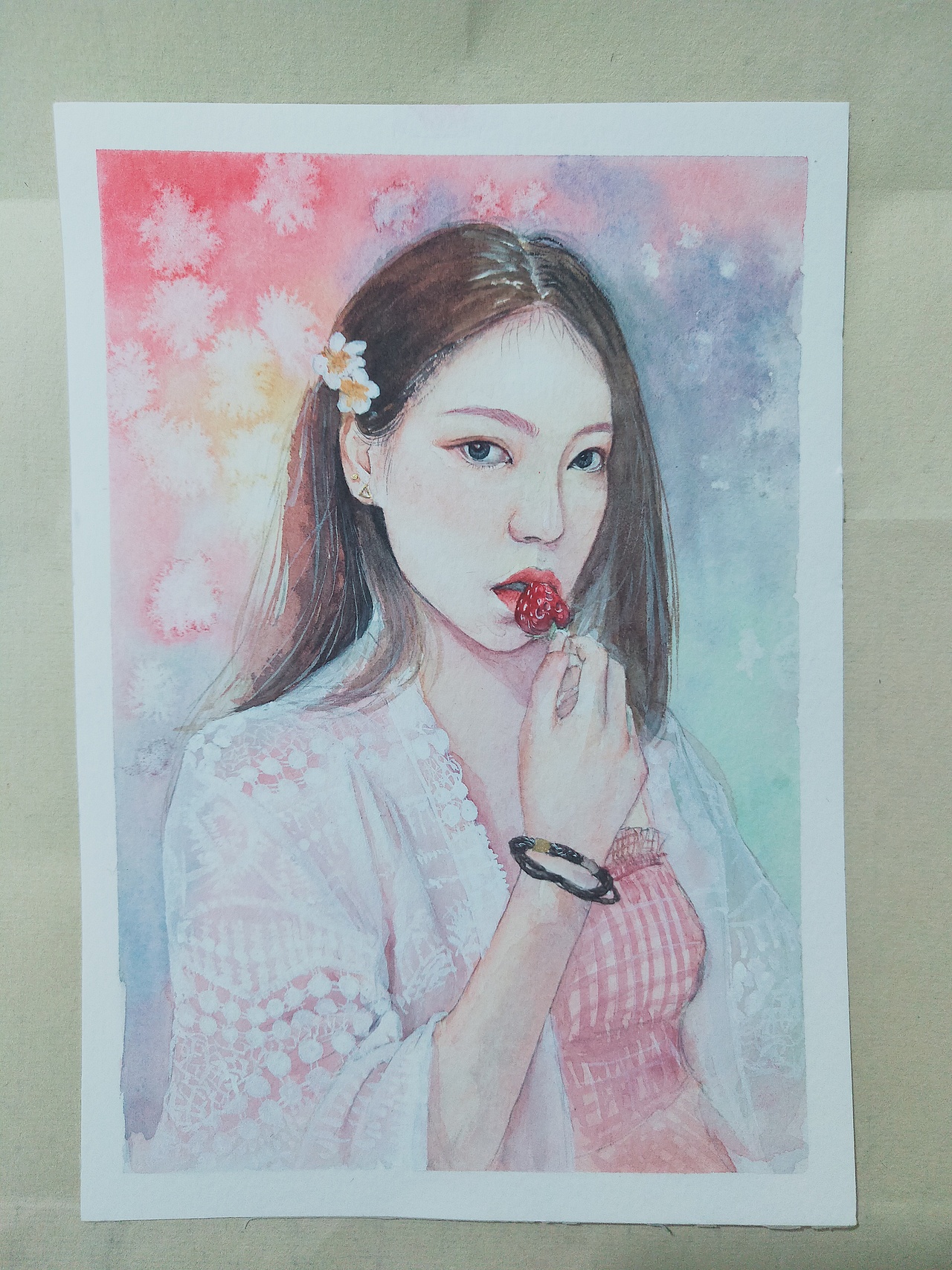 大学水彩人物部分图（图ZMjQ5OTI3NDAw） - 创作习作 - 站酷设计师壳枔原创素材 - 站酷ZCOOL