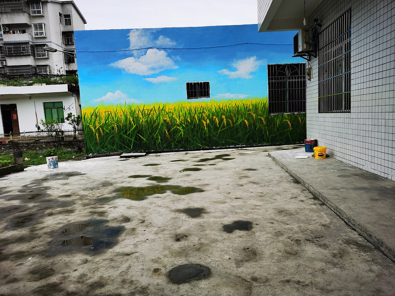 新农村墙绘,新农村壁画,乡村文化墙,农村墙绘