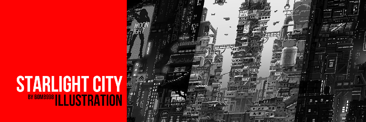 STARLIGHTCITY（图ZMzIzNjE1MjA=） - 像素画 - 站酷设计师bomb998原创素材 - 站酷ZCOOL