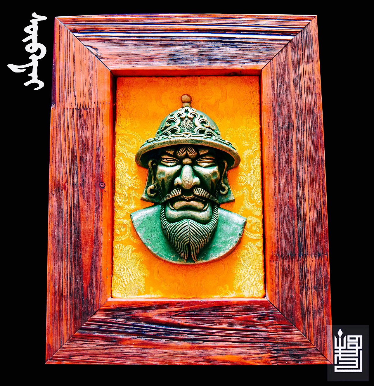 成吉思汗和四个勇士（图ZNDY3NTI0OTI=） - 工艺品设计 - 站酷设计师布仁德力根原创素材 - 站酷ZCOOL