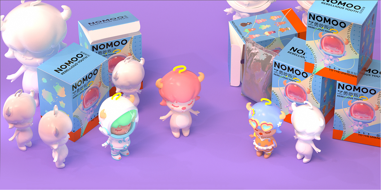 NOMOO IP形象设计（图ZMjU1ODI0Mzc2） - IP形象 - 站酷设计师风口_fengkou原创素材 - 站酷ZCOOL
