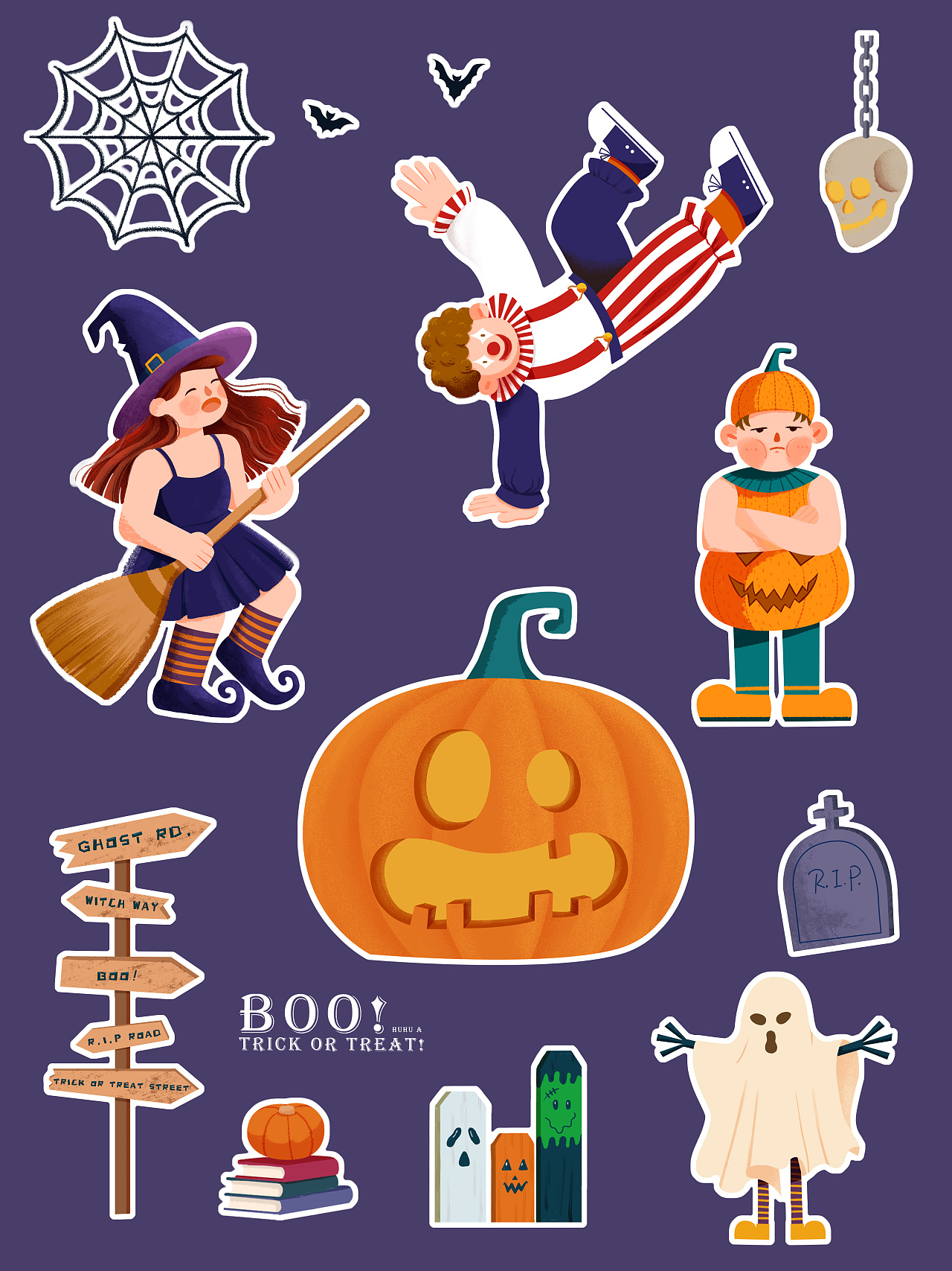 万圣节前夜halloween《boo! trick or treat!》