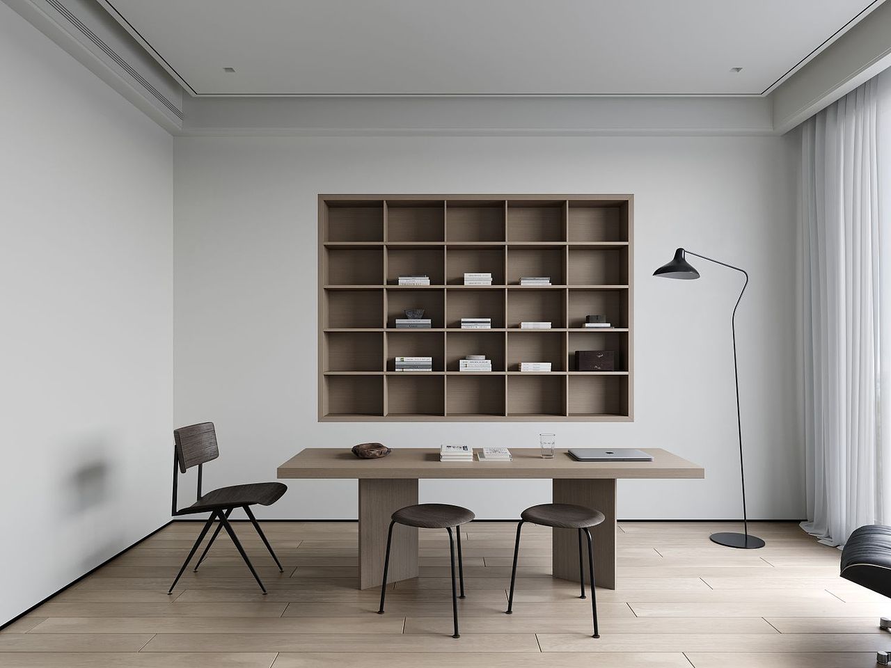 室内简约书房