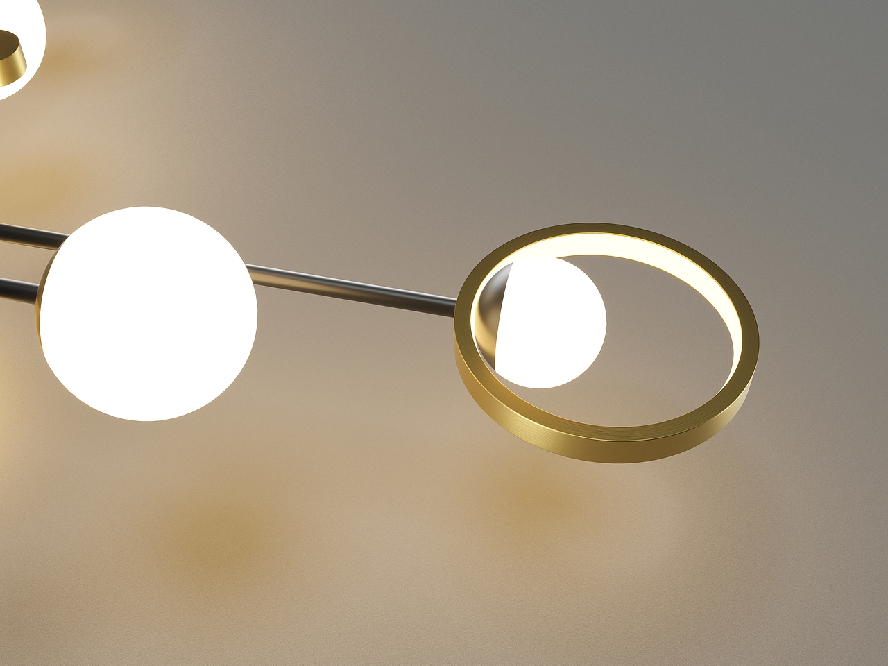 灯饰天猫店铺-3D视频-视频产品渲染