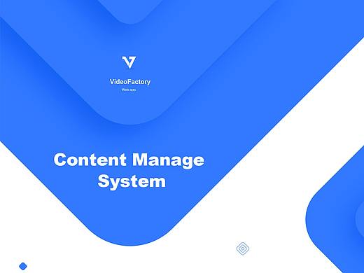 Video factory内容管理系统