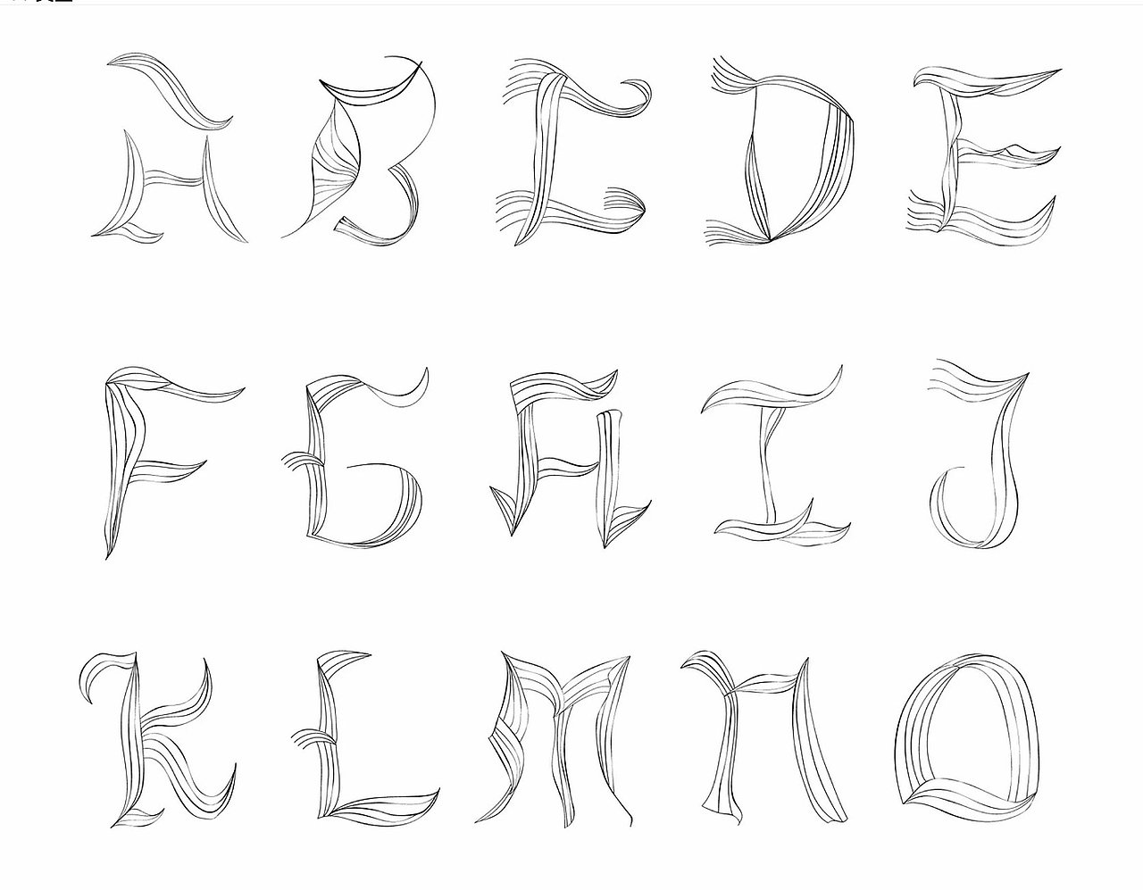 Fishbone鱼骨字体（图ZMjI4NTkwODcy） - 字体/字形 - 站酷设计师hakunao_o原创素材 - 站酷ZCOOL