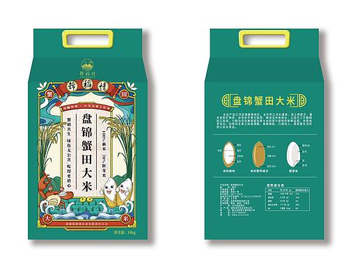 盘锦蟹田大米