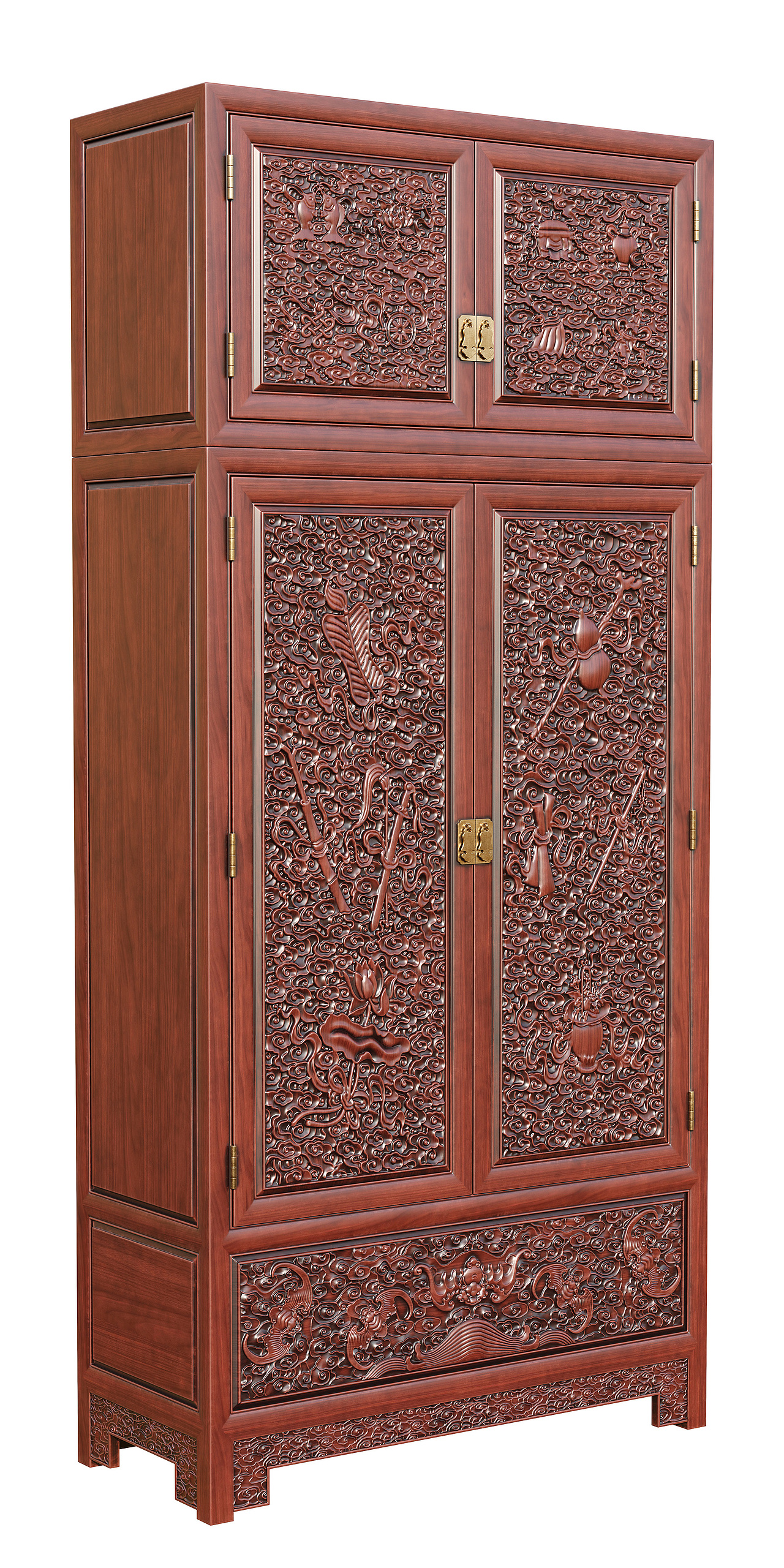 №348金丝楠衣柜建模渲染教程（图ZMzQxNDEzNTU2） - 生活用品 - 站酷设计师古色谷香原创素材 - 站酷ZCOOL
