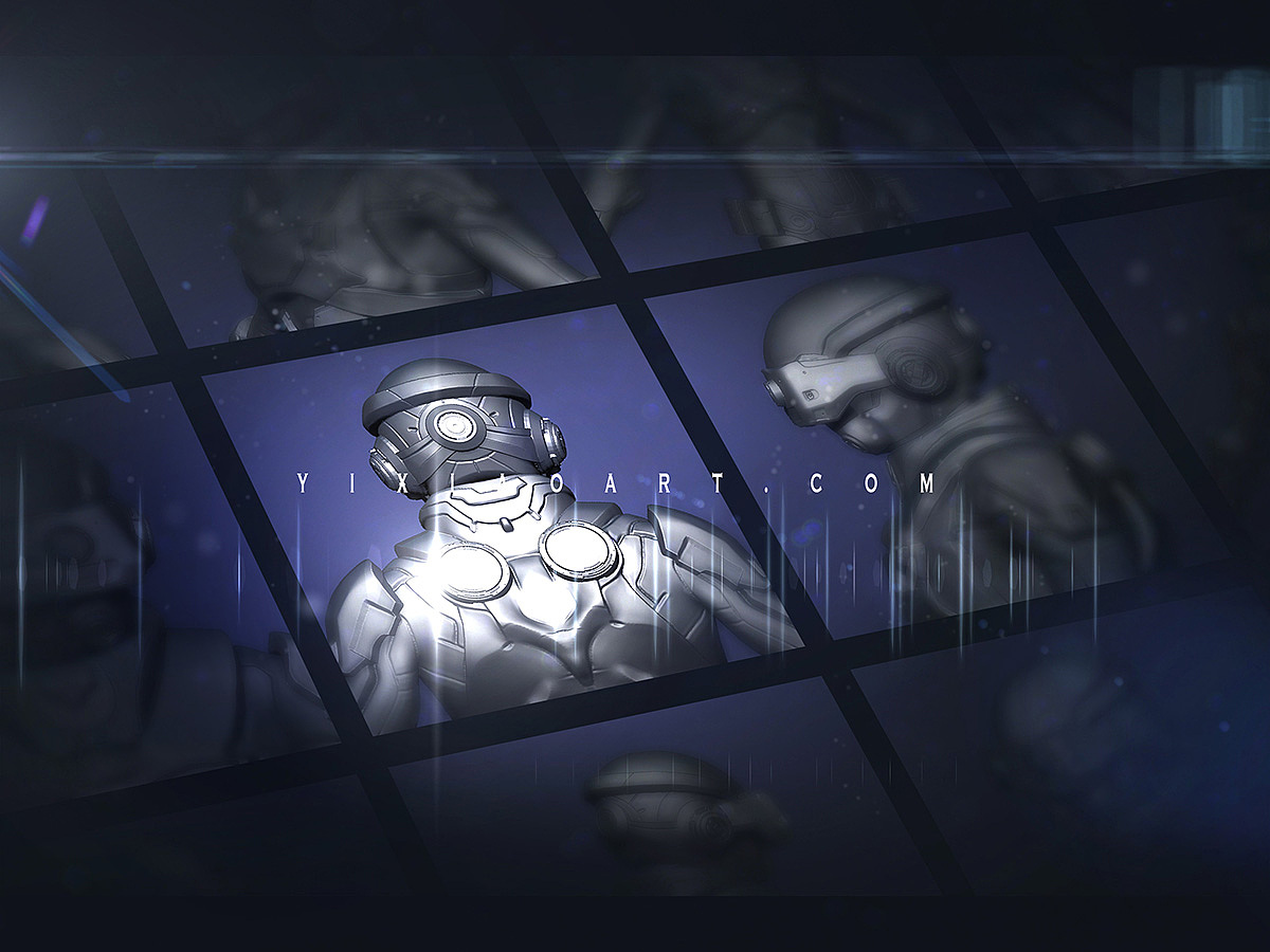 《高腳騎士》- 及近期的一些科幻創(chuàng)作（圖ZOTkyMzQxMjA=） - 藝術(shù)插畫 - 站酷設(shè)計(jì)師小毅哥哥Owen原創(chuàng)素材 - 站酷ZCOOL