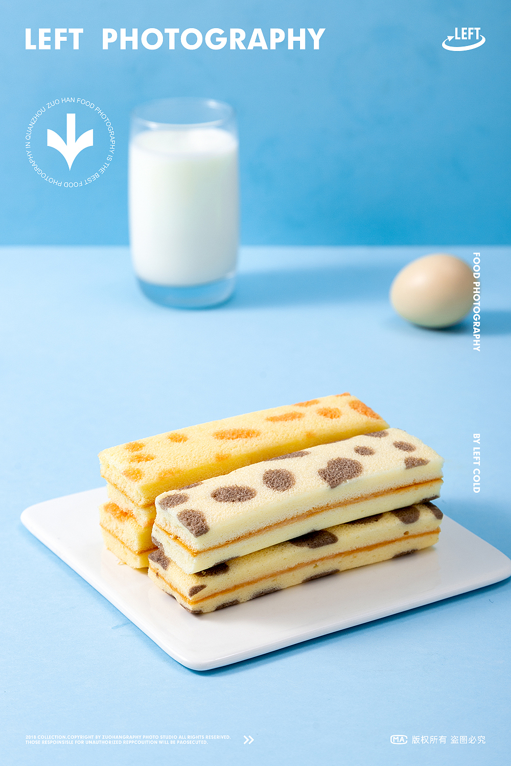 奶酪棒蛋糕-美食摄影设计
