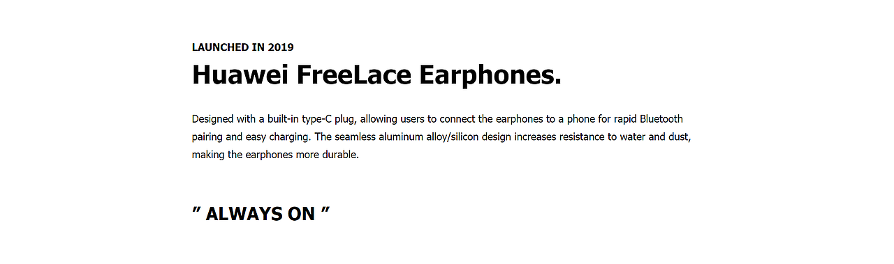 HUAWEI FREELACE EARPHONES(图ZMjEwMTUyMDQ0) - 电子产品 - 站酷设计师KENYLIN原创素材 - 站酷ZCOOL