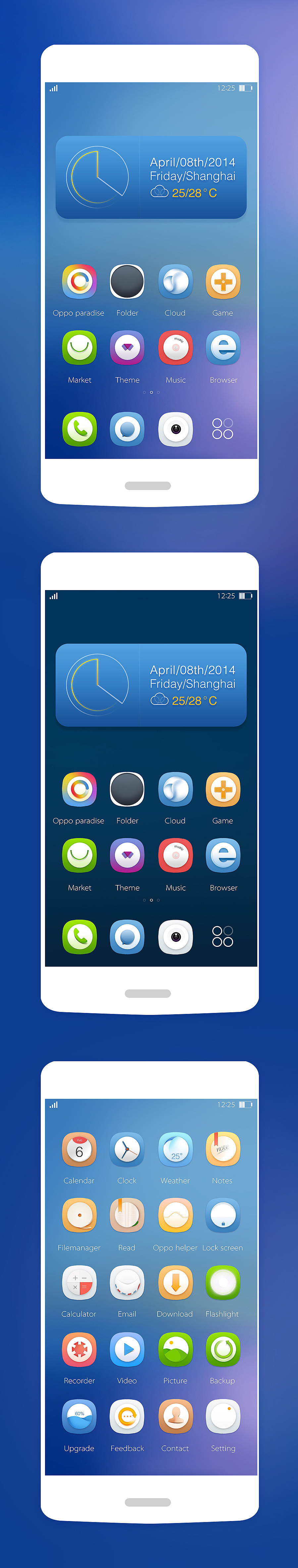 oppo style（图ZMTU0OTkxMzY=） - APP界面 - 站酷设计师张三告原创素材 - 站酷ZCOOL