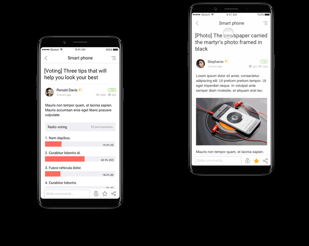 iFamily手机社区APP界面设计+原型+交互动效（图ZOTcwOTU5NjA=） - 交互/UE - 站酷设计师j雪糕原创素材 - 站酷ZCOOL