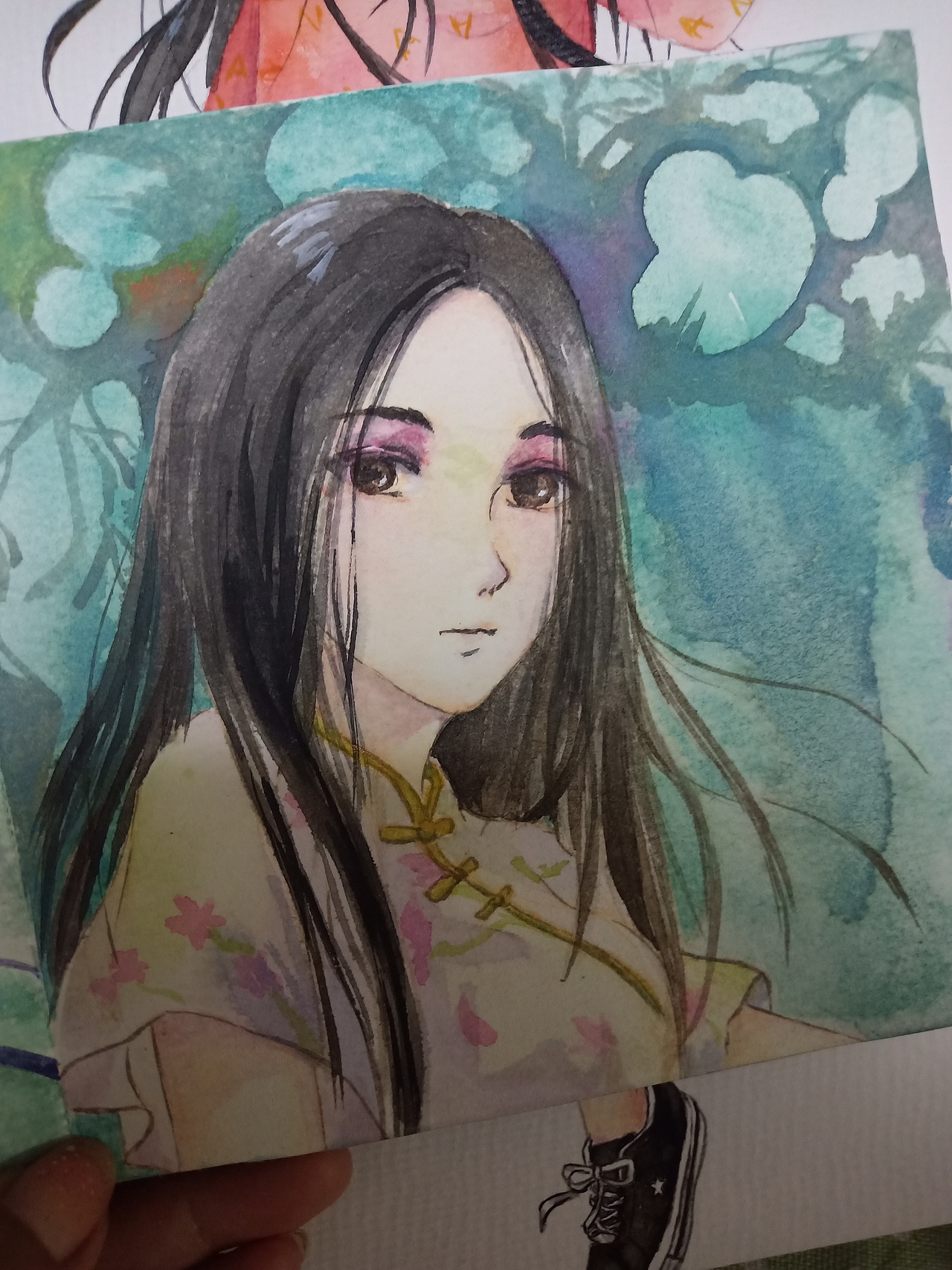 一人之下 宝儿姐二创与临摹 水彩步骤教程|动漫|动画片|摄绘的muouou