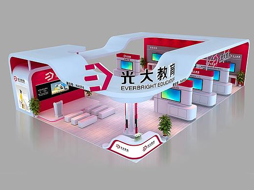 展会展厅美陈路演工装家装效果图设计