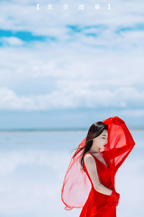 玫瑰的红，在天空之镜中隐去。（图ZNTY1NTU3OTI=） - 人像摄影 - 站酷设计师鱼鱼Mood原创素材 - 站酷ZCOOL