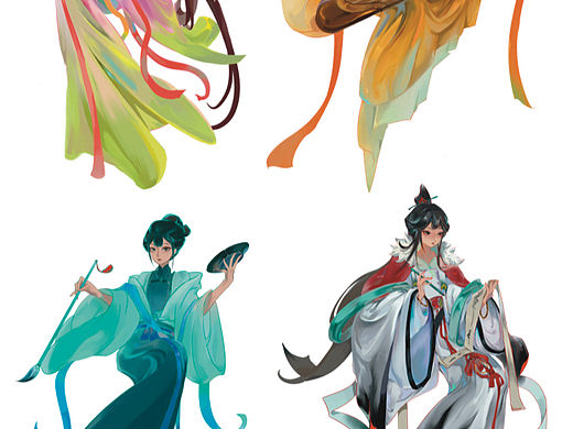 四季古风立绘