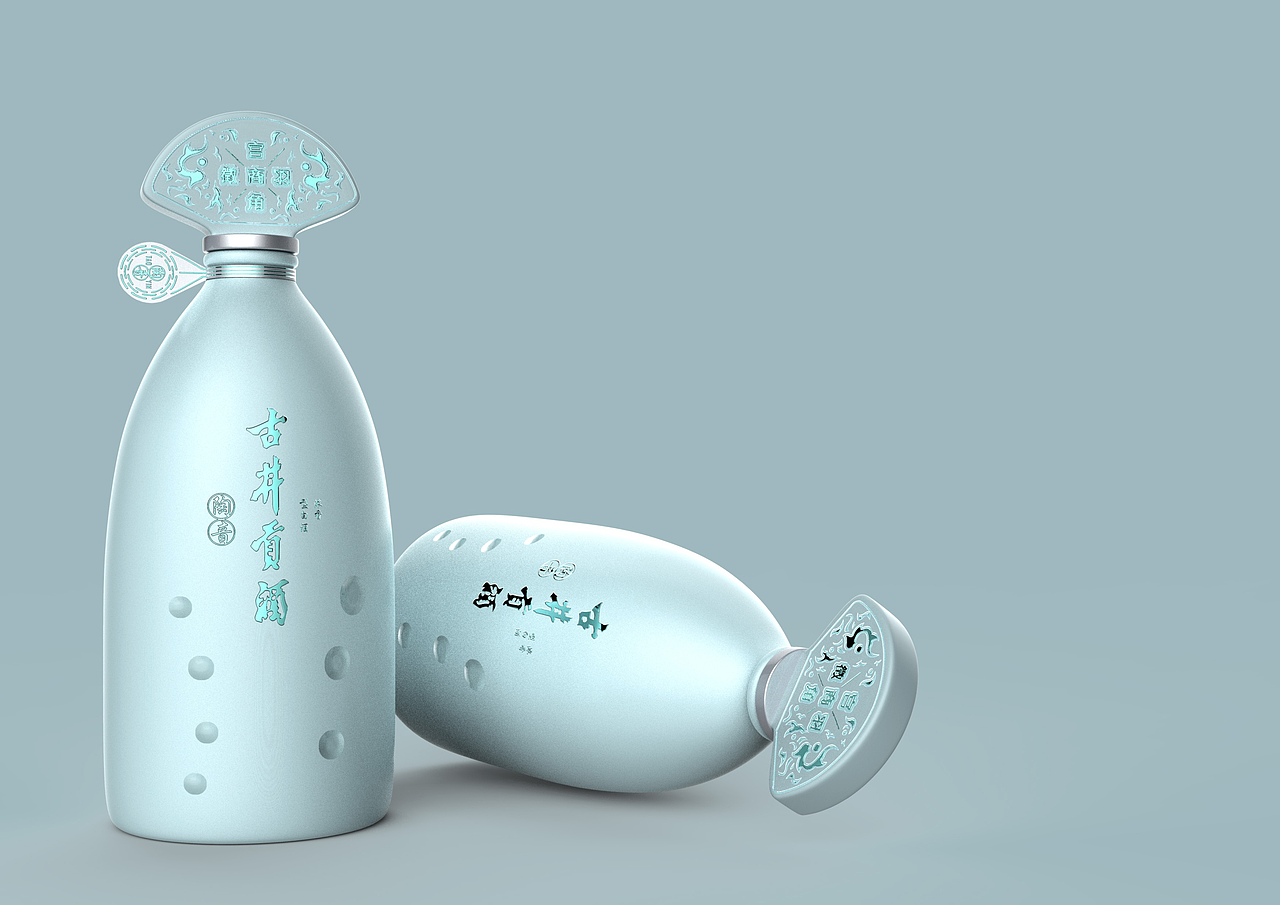 中国原始乐器的碰撞 :埙 x 白酒瓶型设计