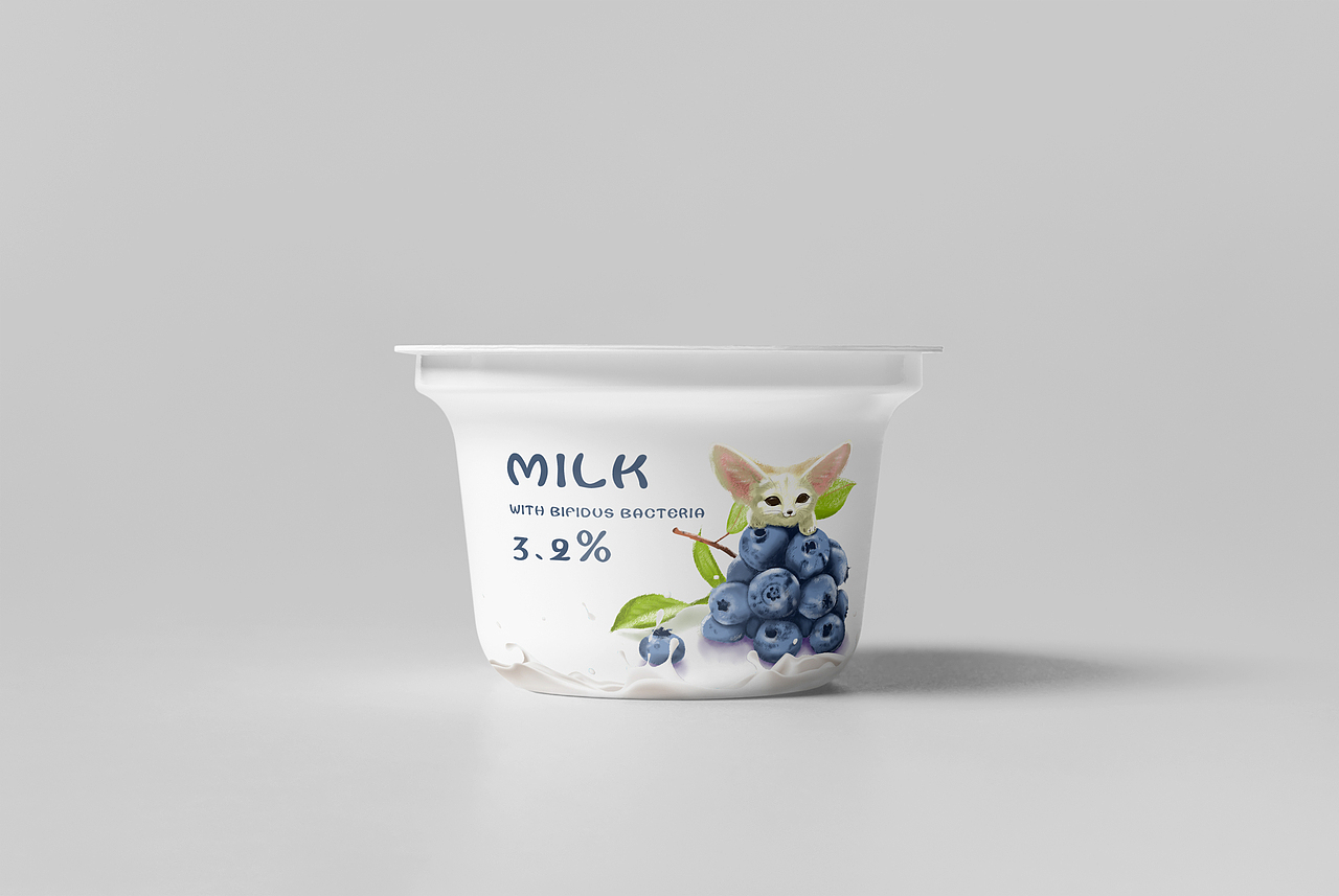 大耳狐牛奶（图ZMjkxNjg3Njk2） - 包装 - 站酷设计师你是哪只小狐狸原创素材 - 站酷ZCOOL