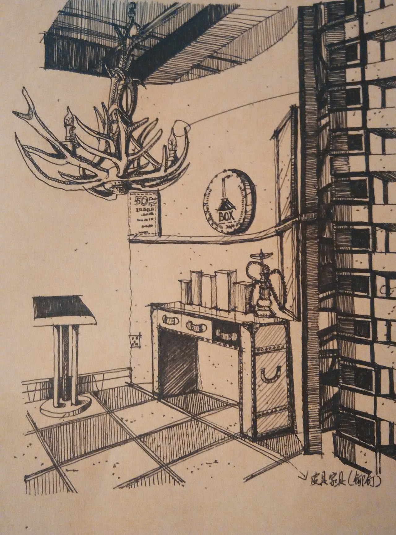 原创室内手绘 | 绘制有故事的空间专辑(二)