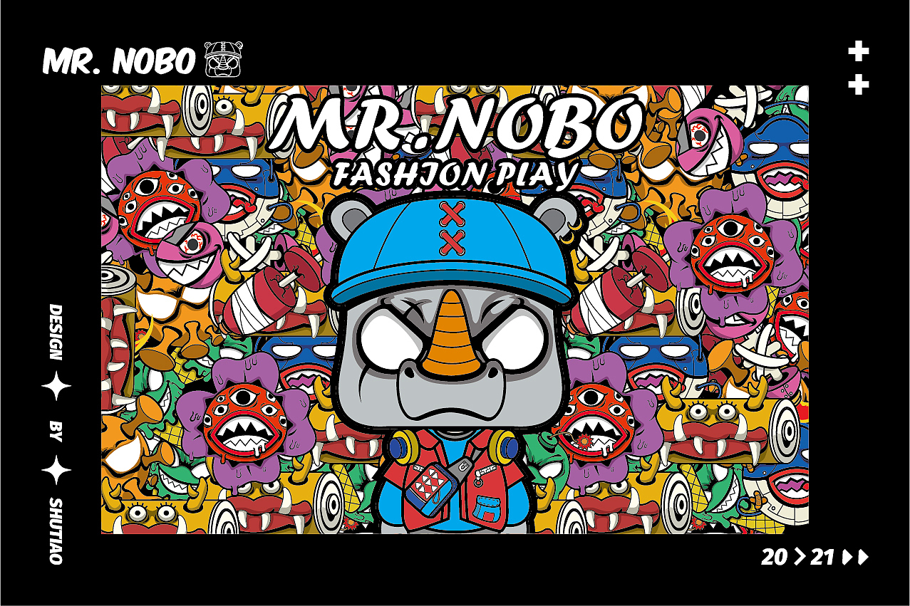 MR.NOBO-原创潮玩IP形象及延展（图ZMjU4NjU2MTcy） - IP形象 - 站酷设计师薯薯薯条原创素材 - 站酷ZCOOL