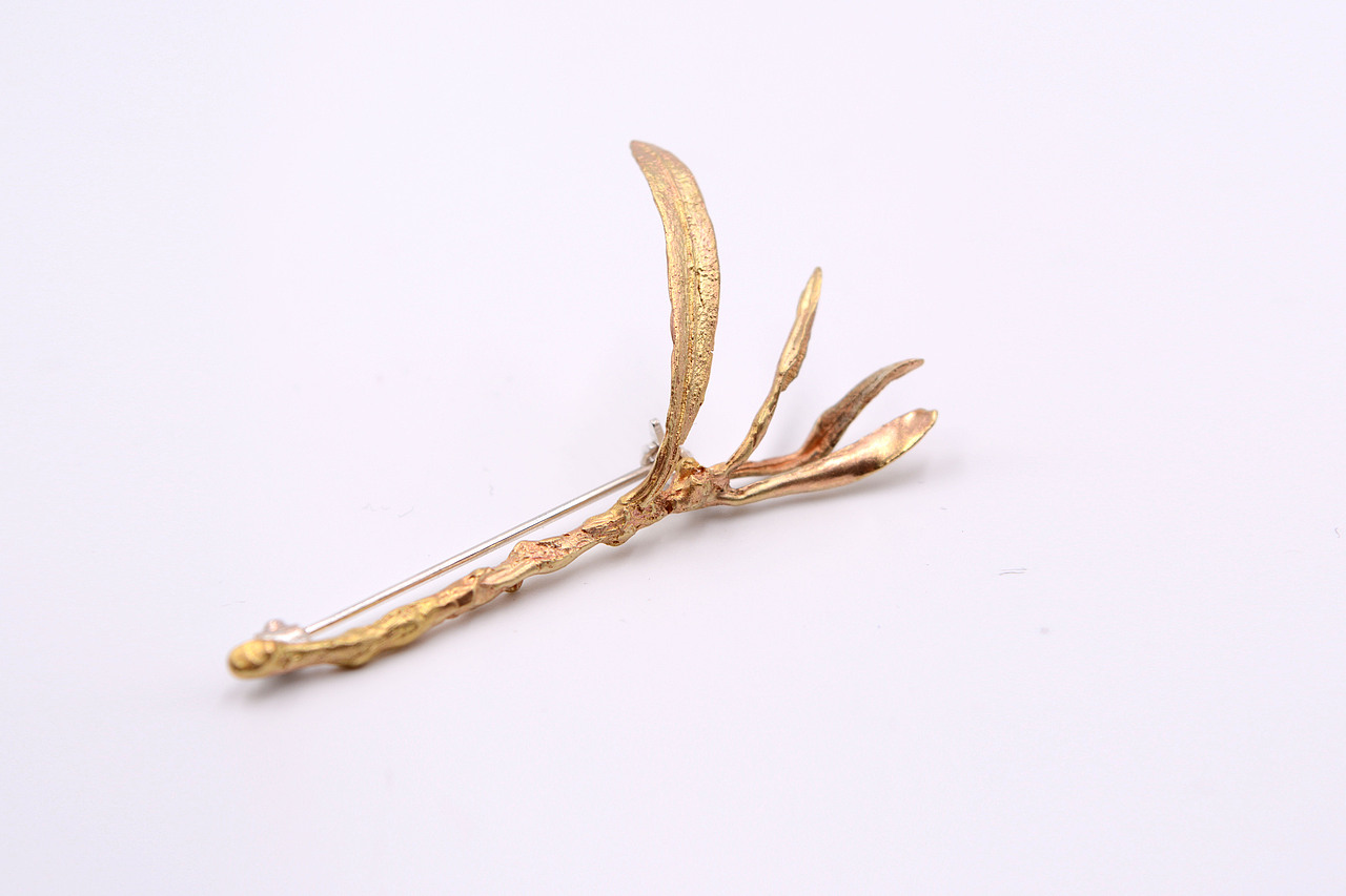 手制/黄铜自然系植物胸针（图ZMjM3NDk5NDky） - 首饰设计 - 站酷设计师物物有生原创素材 - 站酷ZCOOL