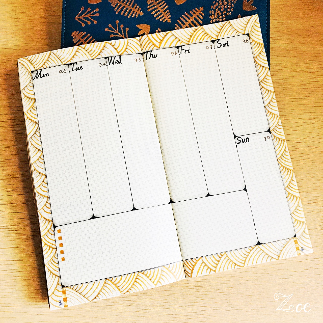 禅绕手帐内页设计