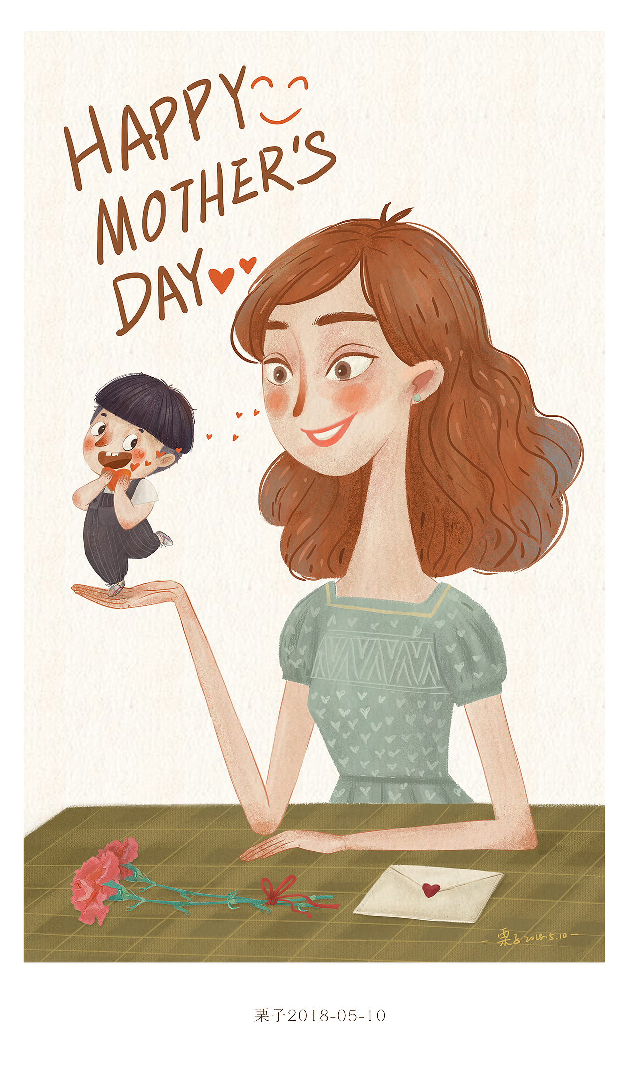 母亲节插画