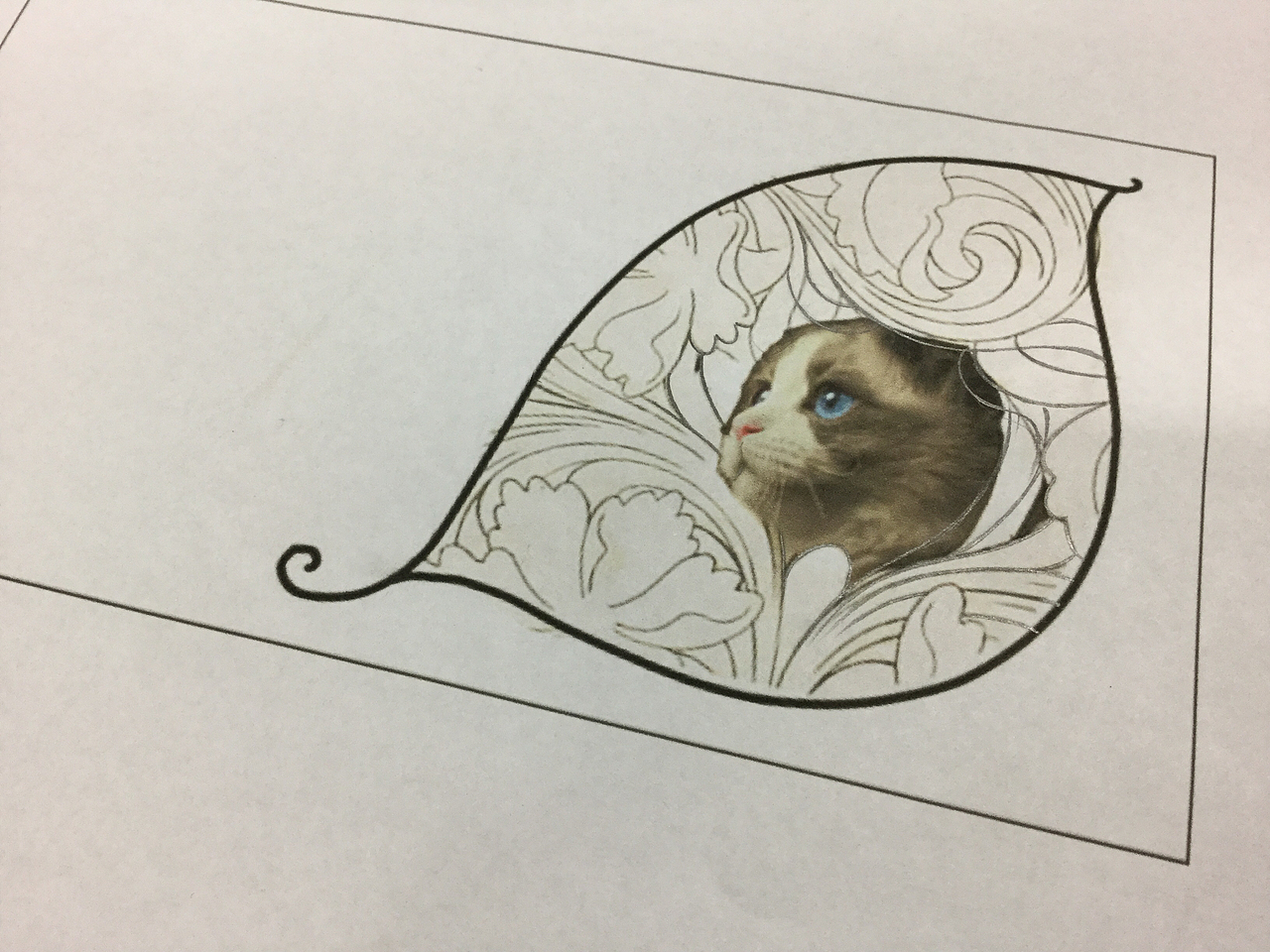 【革也皮雕】我可以过来蹭蹭你，你不可以主动来找我（图ZNjg0NzA1NjQ=） - 工艺品设计 - 站酷设计师革也GeYe原创素材 - 站酷ZCOOL