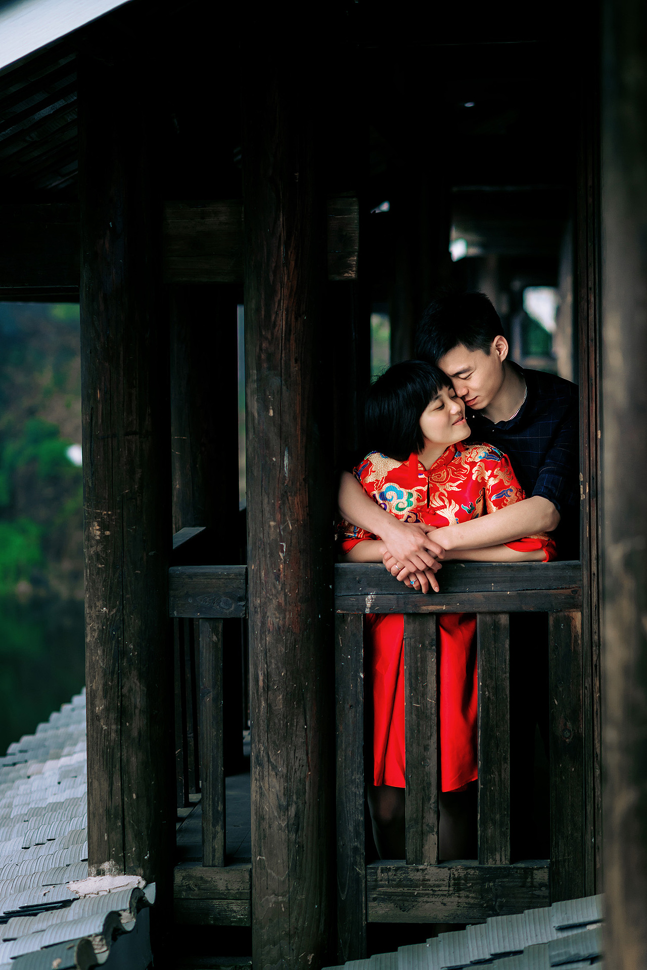 嫁纱后是你温柔如水的眼神