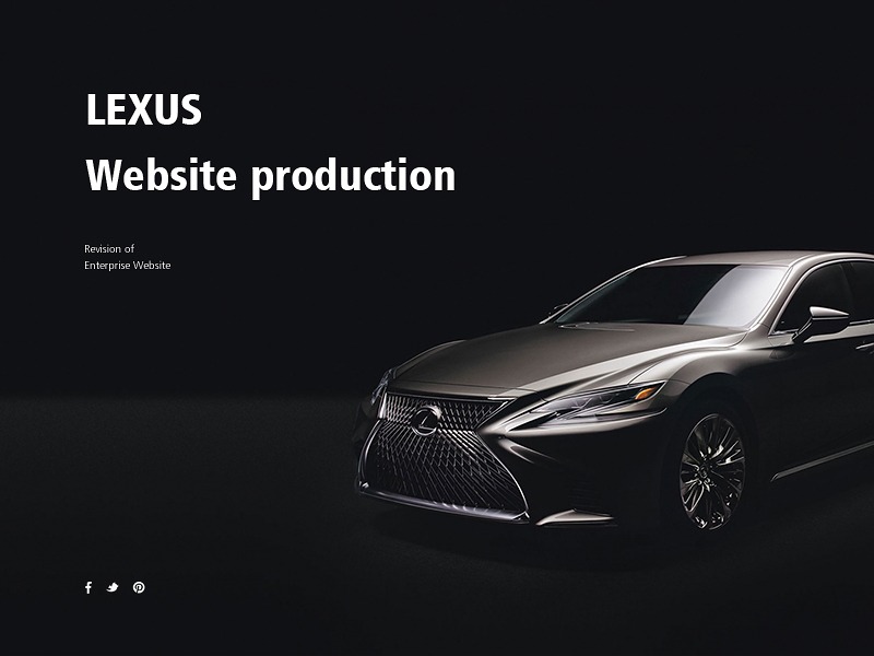 LEXUS丨雷克萨斯品牌网站
