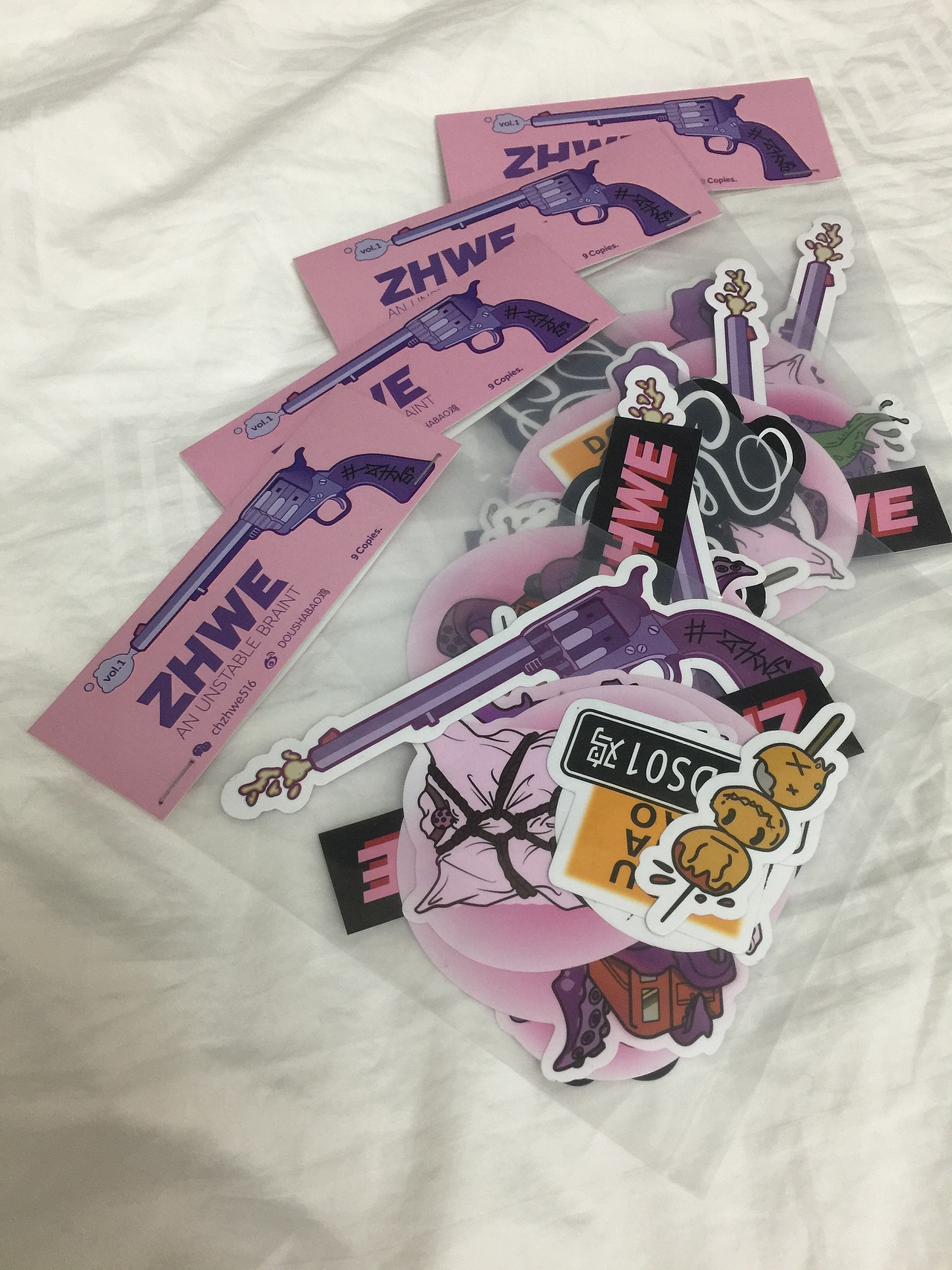 ZHWE STICKERS VOL1 贴纸（图ZMTUxMDE0NDg0） - 新锐潮流插画 - 站酷设计师ZHWE973原创素材 - 站酷ZCOOL