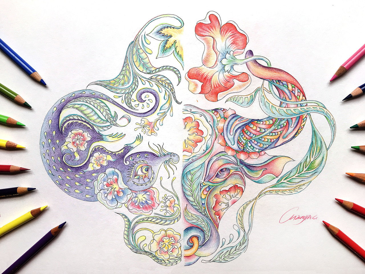 千禧十二生肖图案设计