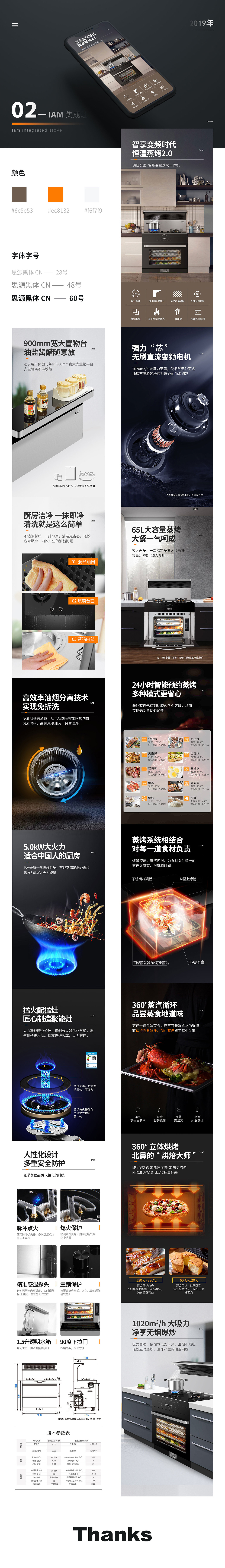 2019年IAM集成灶详情页*7合集（图ZMjgzMDc1MzIw） - 电商 - 站酷设计师随风carb原创素材 - 站酷ZCOOL