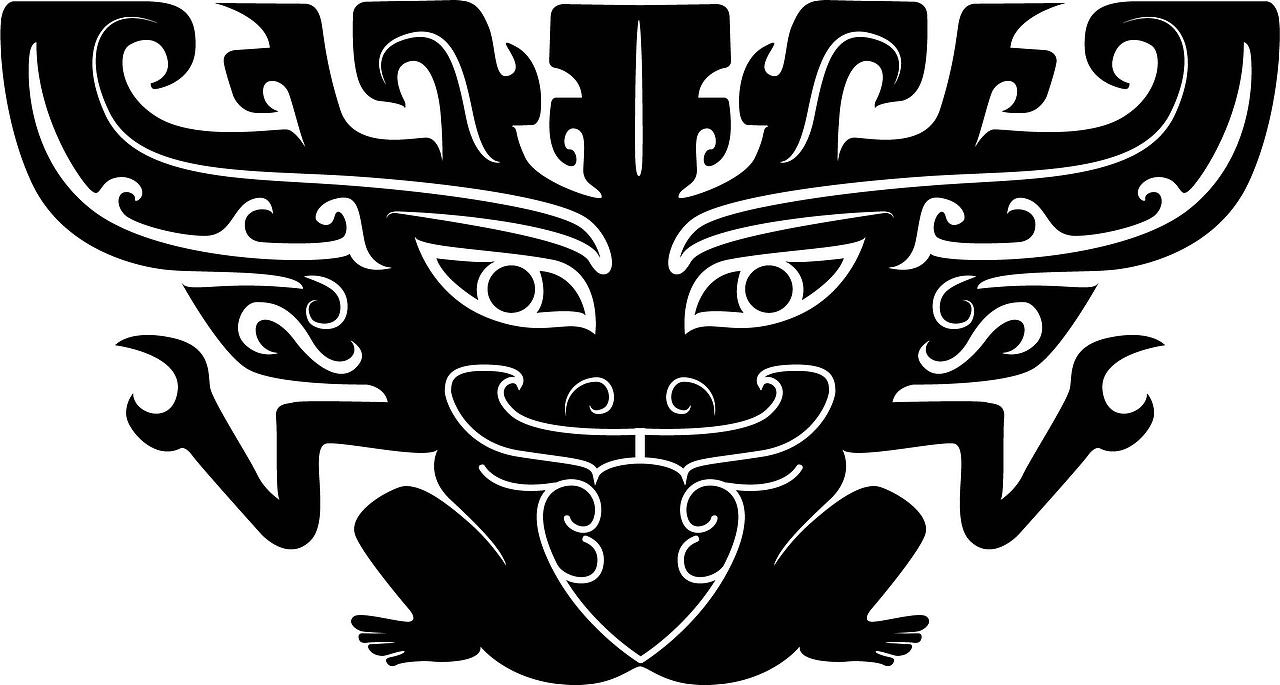 商周时期的纹样复原图