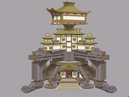 国风单体建筑设计项目——天魔人