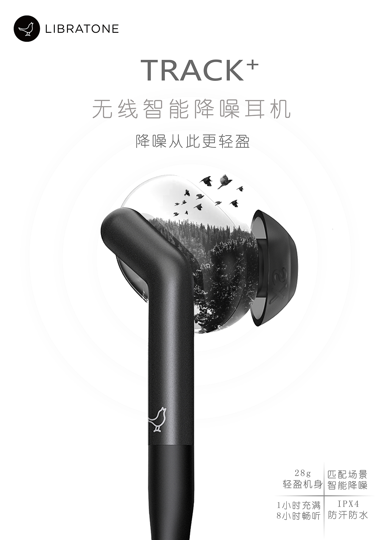 TRACK小鸟音响海报