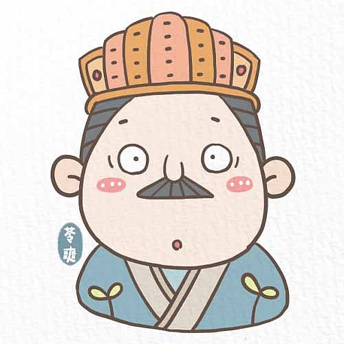 原创简笔画古风头像