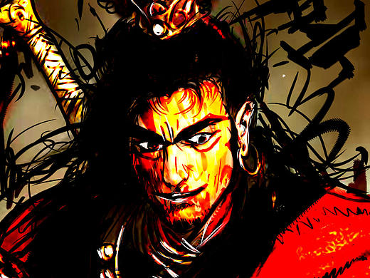 大師話三國之 斗戰(zhàn)狂徒甘寧（個人主頁-ZMzMxMTQ4ODg=） - 概念設定 - 站酷設計師是大師呀原創(chuàng)素材 - 站酷ZCOOL