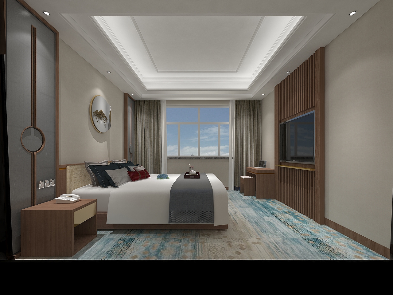 酒店客房装修效果图