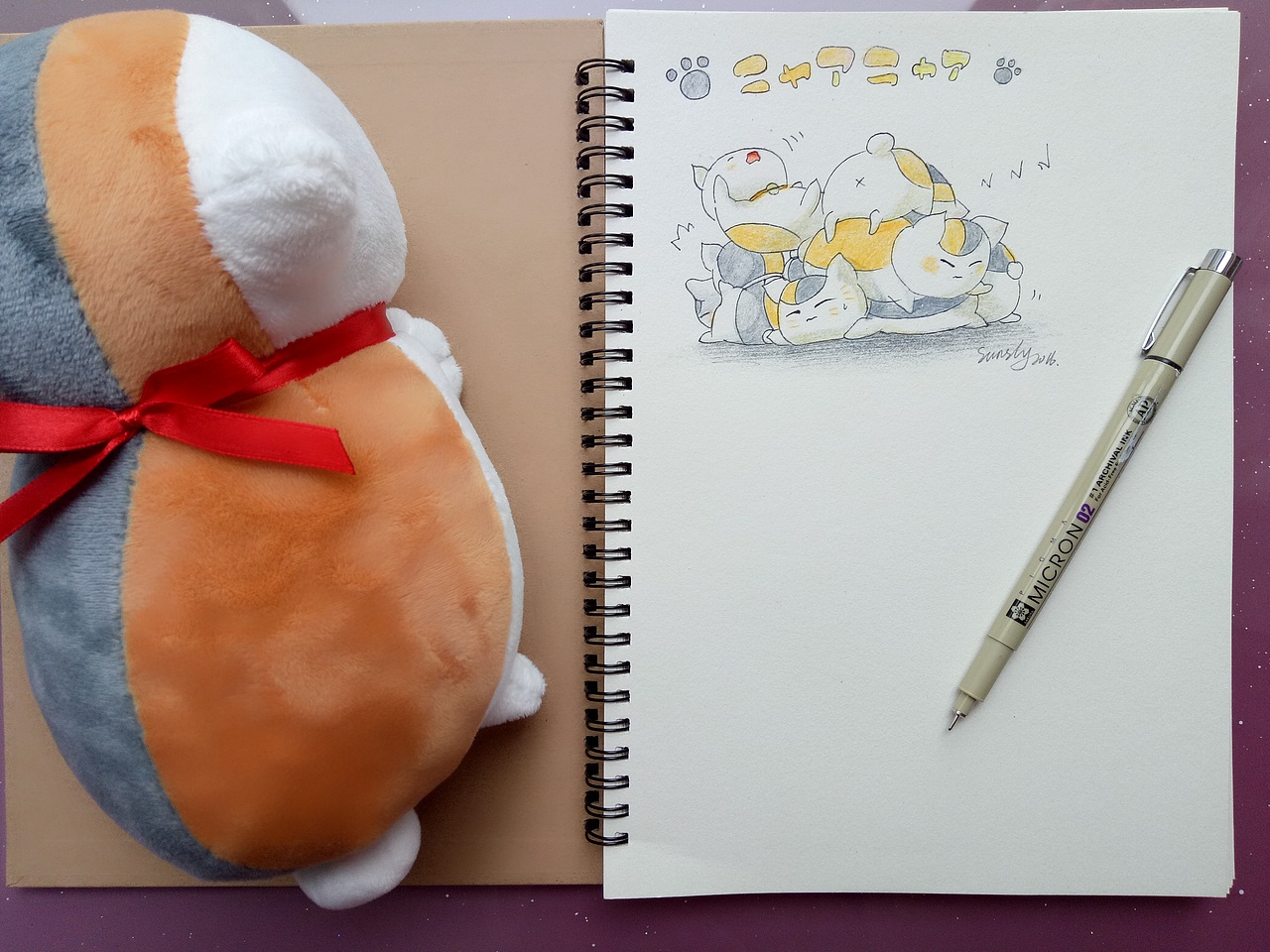 夏目友人帐之猫咪老师（图ZNjE2OTY0ODA=） - 商业插画 - 站酷设计师sunsly原创素材 - 站酷ZCOOL