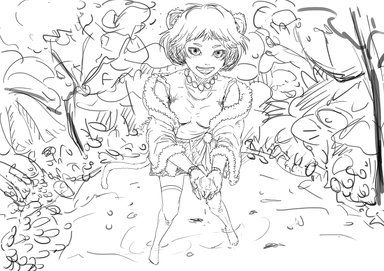 揭子与猿子（图ZNjU3NjU3MDg=） - 概念设定 - 站酷设计师NI8337原创素材 - 站酷ZCOOL