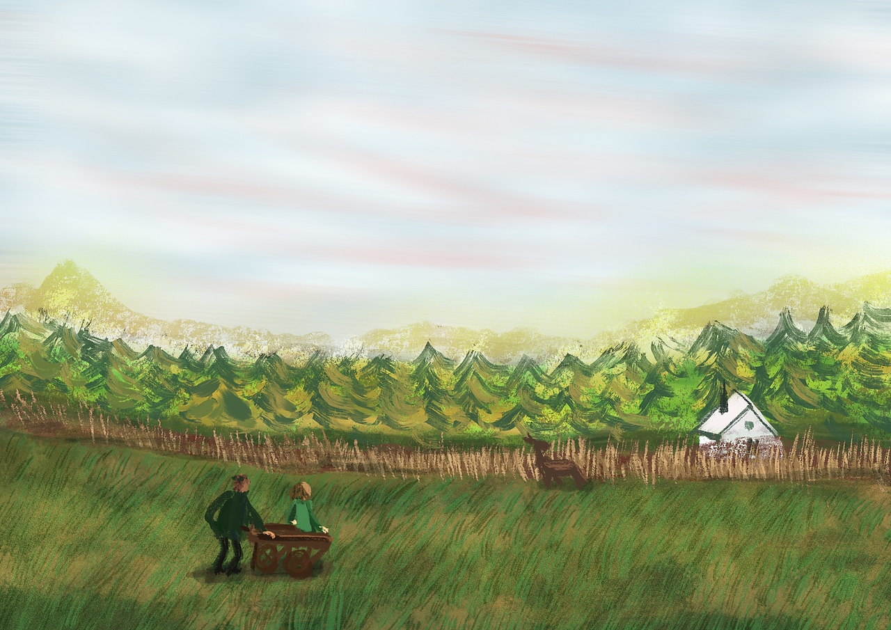 幸福是相对的,同样的处境中抱以不同的心态,对幸福的感受也将截然不同。无论过着怎样的生活,幸福可以很简单,有一个自己喜欢人在身边,能做自己喜欢做的事情,他们那座小屋子被莫娣的画点缀的温馨又浪漫。