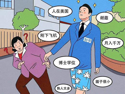 条漫插画《互联网公司拟人化图鉴》